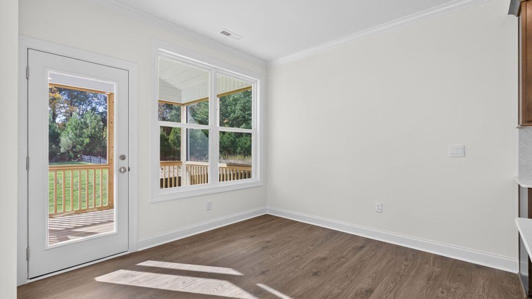 Representative unfurnished interior of a home built from the Fleetwood by D.R. Horton in Kalas Falls, Wake Forest (Image 8).