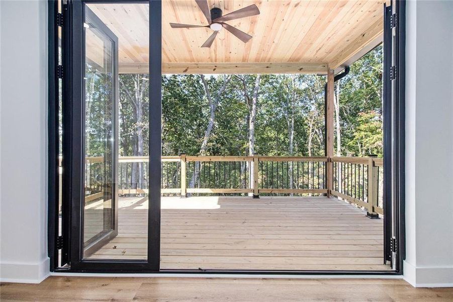 Exterior details and patio area of a home in , Dawsonville (Image 4).