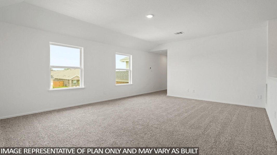 Spacious, unfurnished interior of a new home in Sunterra Lakes, Brookshire (Image 19). Spacious, unfurnished interior of a new home in Sunterra Lakes, Brookshire (Image 19).
