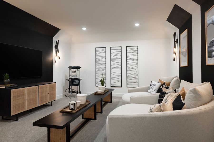 Furnished interior view inside a new home in Saddleback at Santa Rita Ranch, Liberty Hill (Image 11).