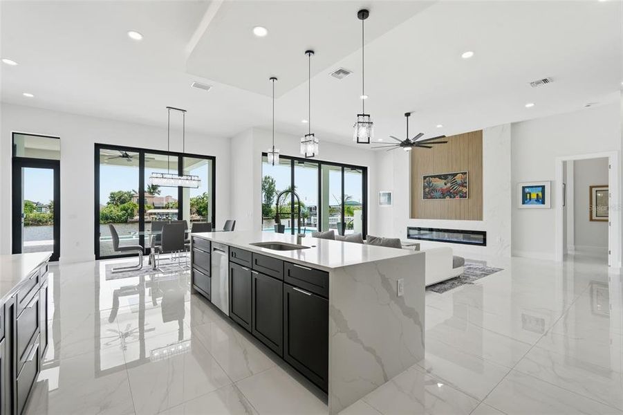 Furnished interior view inside a new home in , Cape Coral (Image 6).