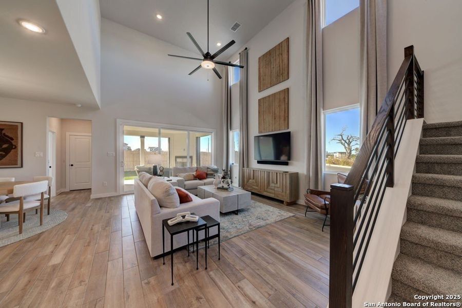 Furnished interior view inside a new home in Veranda Signature, San Antonio (Image 13).