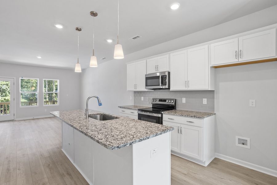 Furnished interior view inside a new home in Renaissance at White Oak, Garner (Image 10). Furnished interior view inside a new home in Renaissance at White Oak, Garner (Image 10).