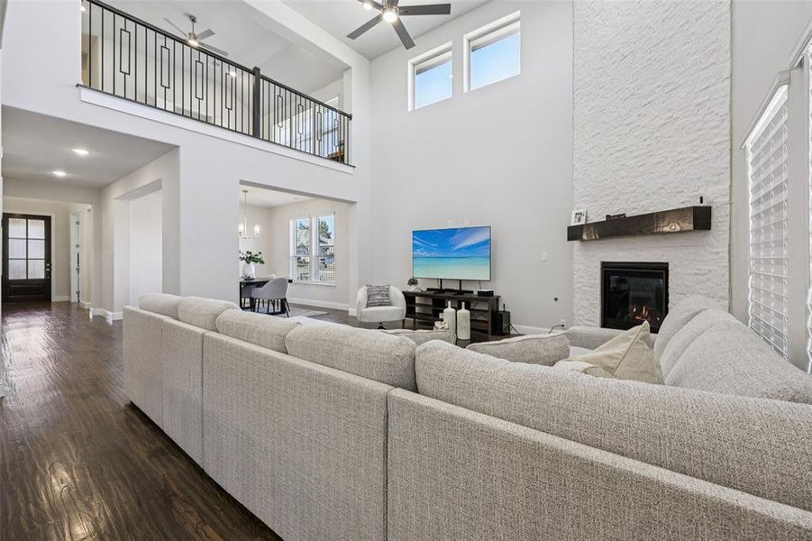 Furnished interior view inside a new home in Mockingbird Heights, Midlothian (Image 11).