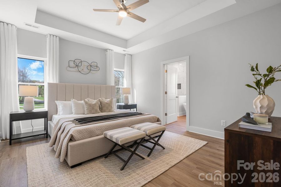 Furnished interior view inside a new home in , Conover (Image 16).