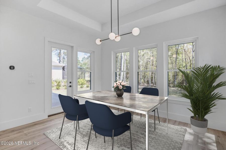 Furnished interior view inside a new home in , St. Augustine (Image 18).