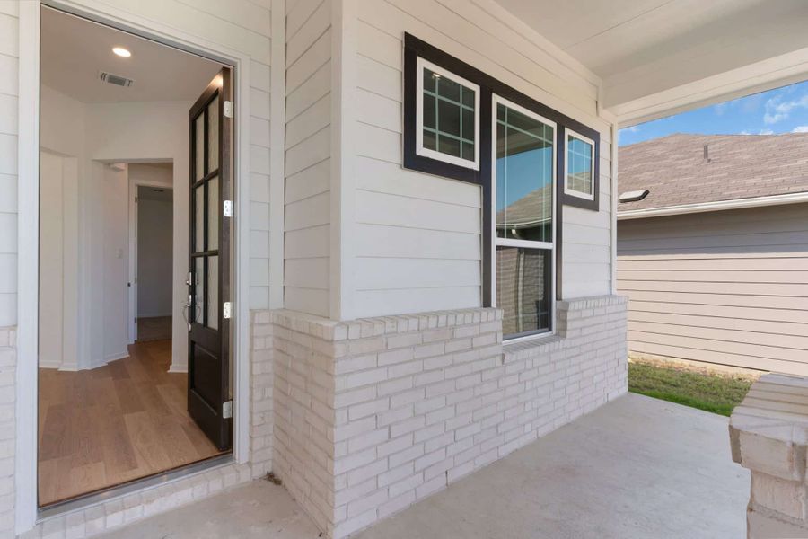 Representative exterior details of a home built from the Avery by Chesmar Homes in Nolina, Georgetown (Image 2). Representative exterior details of a home built from the Avery by Chesmar Homes in Nolina, Georgetown (Image 2).