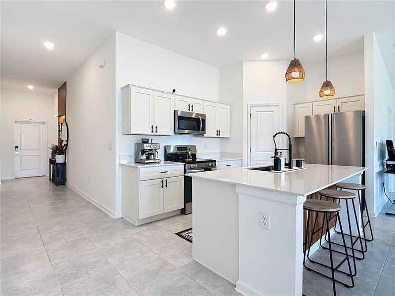 Furnished interior view inside a new home in , Kissimmee (Image 16).