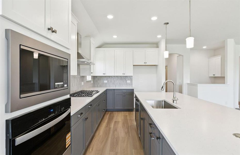 Abundant cabinet space in kitchen Abundant cabinet space in kitchen