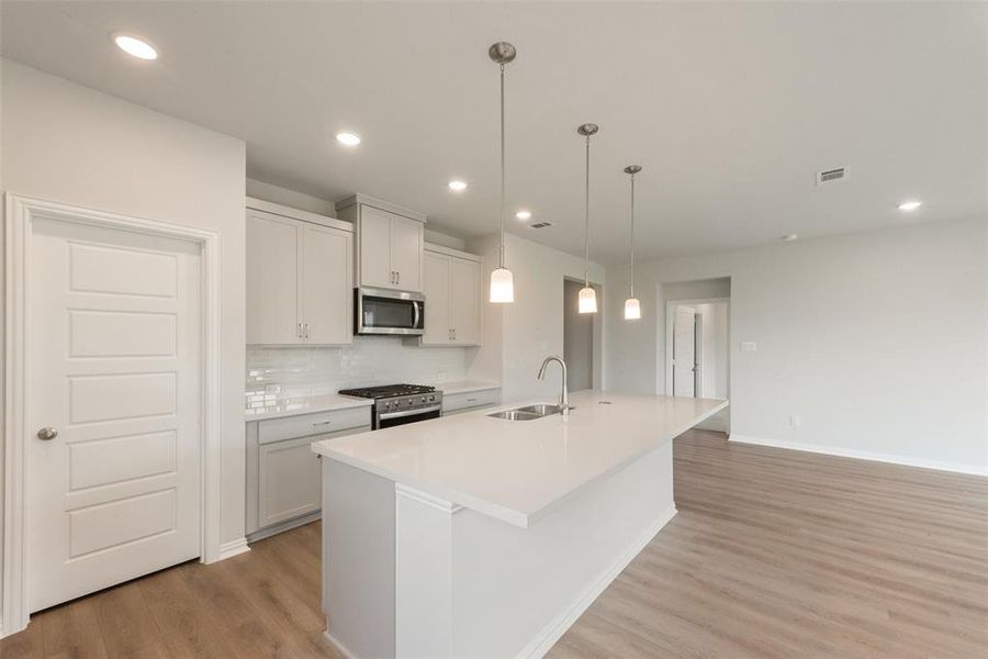 Furnished interior view inside a new home in Creekside of Crowley, Crowley (Image 5).
