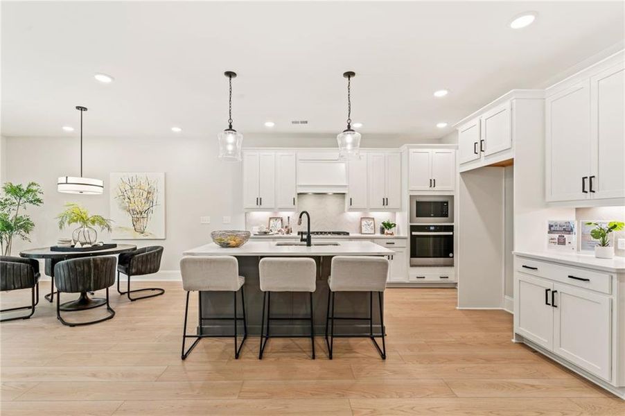 Furnished interior view inside a new home in Oak Valley Estates, Marietta (Image 12).
