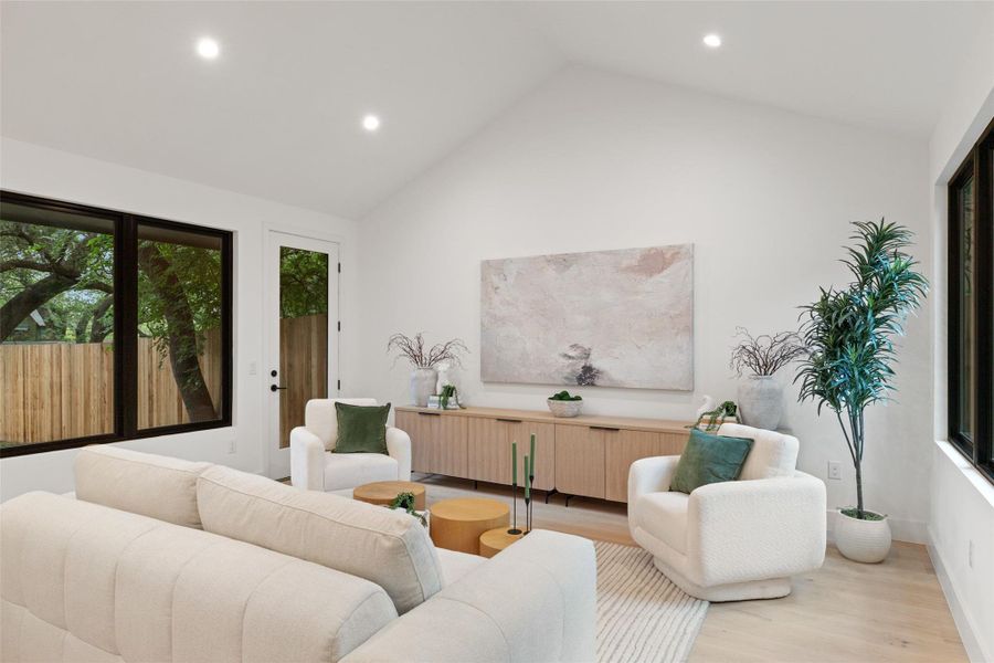 Furnished interior view inside a new home in , Austin (Image 16).