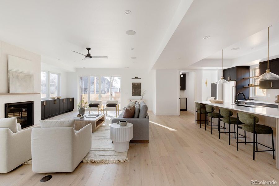 Furnished interior view inside a new home in , Denver (Image 20).