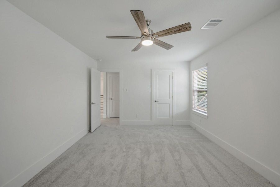 Spacious, unfurnished interior of a new home in The Oaks on 6th Street, Magnolia (Image 46). Spacious, unfurnished interior of a new home in The Oaks on 6th Street, Magnolia (Image 46).