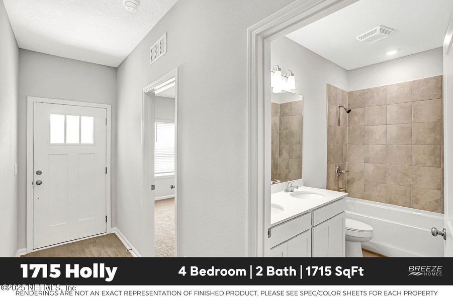 Furnished interior view inside a new home in Saddle Oaks, Jacksonville (Image 5).