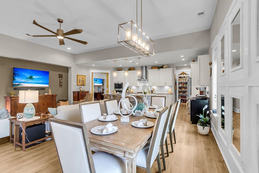 Furnished interior view inside a new home in , Summerville (Image 10).
