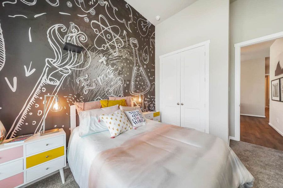 Furnished interior view inside a new home in The Trails, New Caney (Image 32).