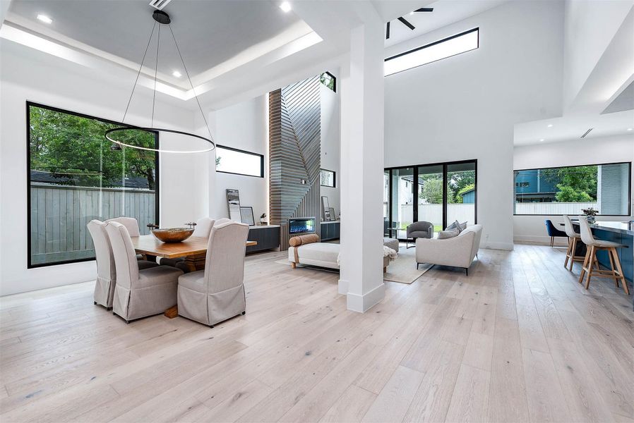 Furnished interior view inside a new home in , Houston (Image 35).