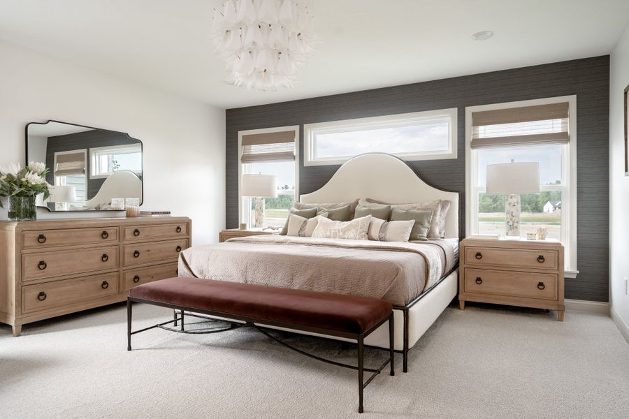 Representative furnished interior of a home built from the Avery by Fischer Homes in Pickens Bluff, Hiram (Image 34).