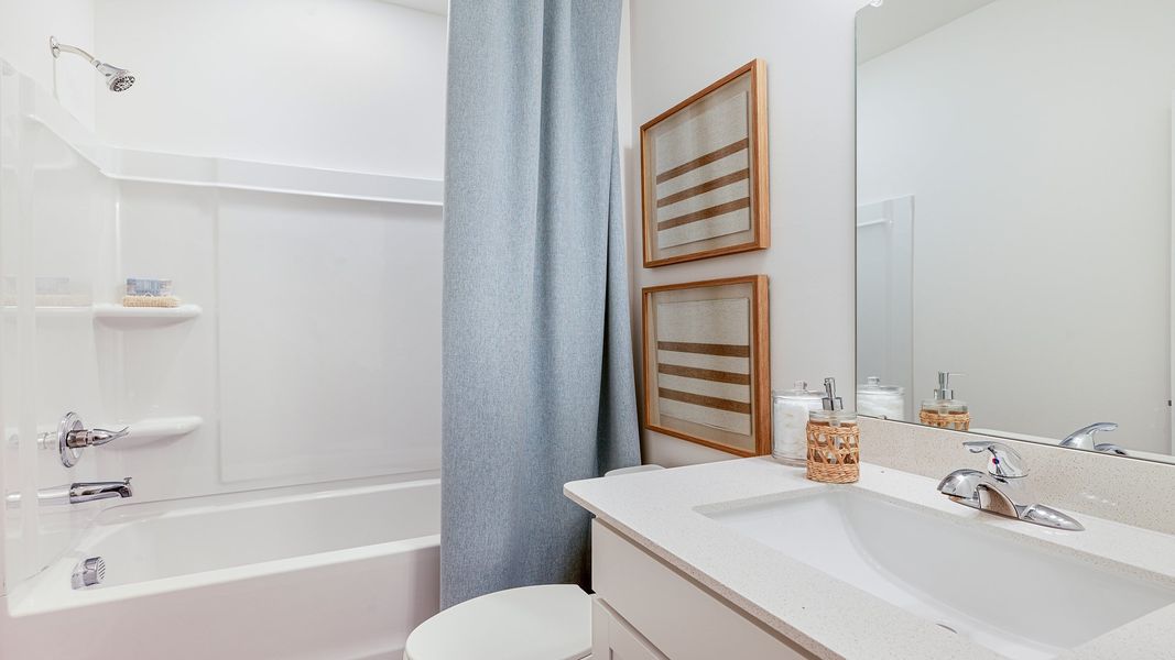 Furnished interior view inside a new home in Bluffs at Sun Colony, Longs (Image 18). Furnished interior view inside a new home in Bluffs at Sun Colony, Longs (Image 18).