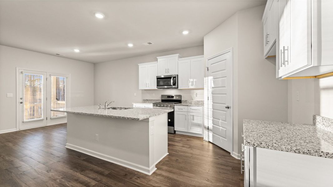 Furnished interior view inside a new home in Southwind Village, Evans (Image 6).