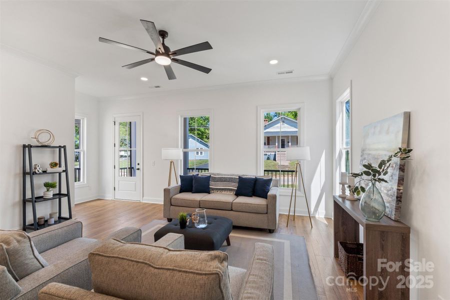 Furnished interior view inside a new home in , Kannapolis (Image 29).