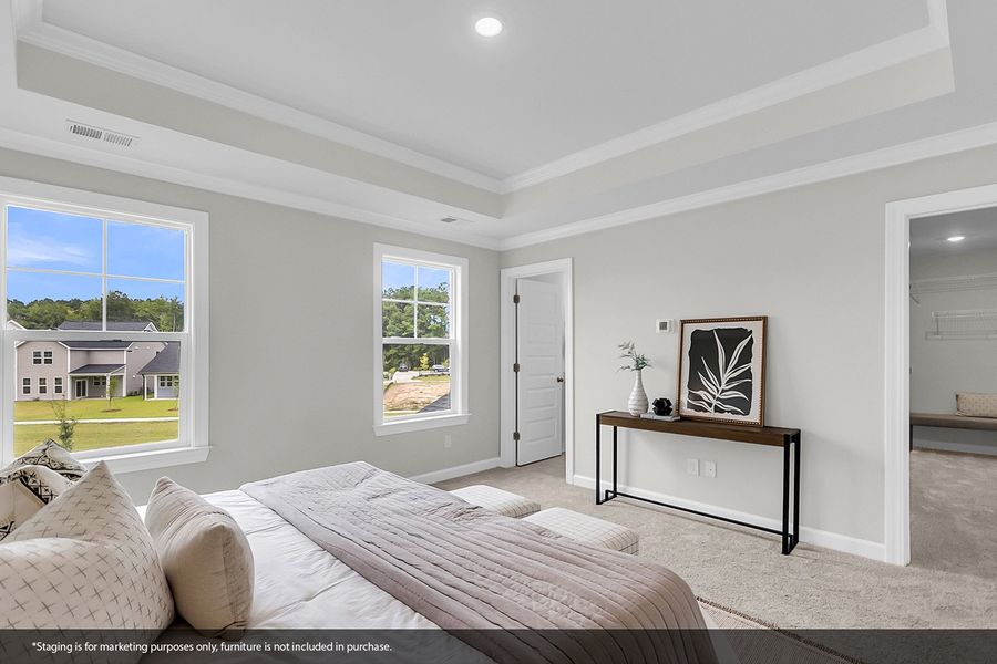 Furnished interior view inside a new home in Pineland Preserve, Summerville (Image 32).