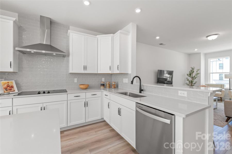 Furnished interior view inside a new home in , Charlotte (Image 6).