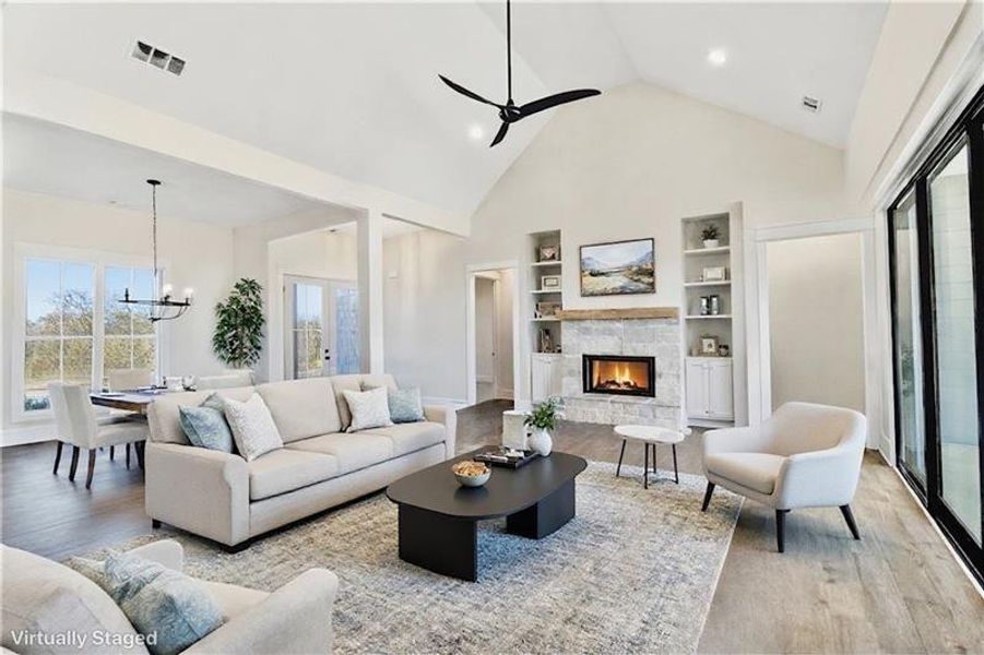 Furnished interior view inside a new home in , Rydal (Image 35). Furnished interior view inside a new home in , Rydal (Image 35).