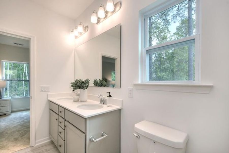 Representative furnished interior of a home built from the Devin by True Homes in Harpers Landing, Walkertown (Image 18).