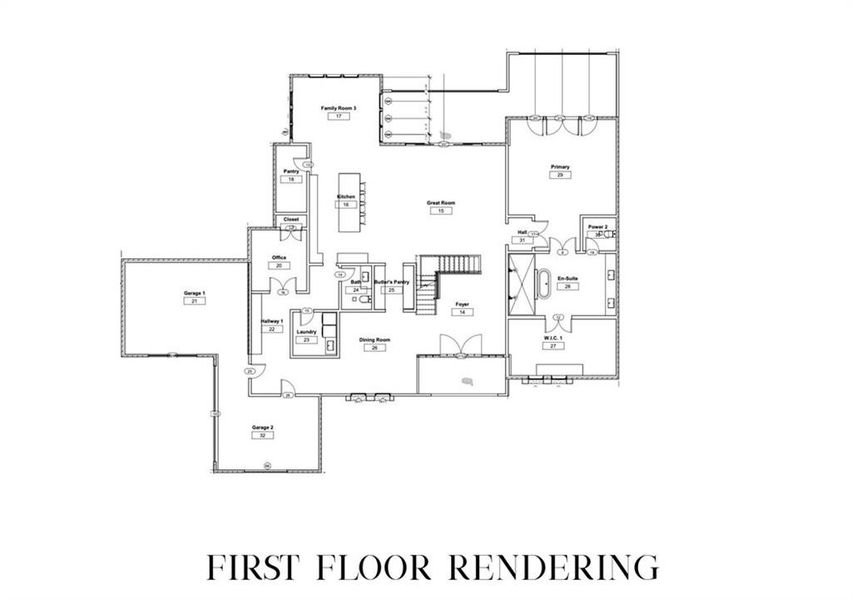 2D floor plan layout of this home in , Suwanee, GA (Image 4).