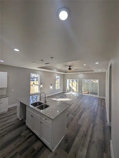 Furnished interior view inside a new home in , Dallas (Image 4).