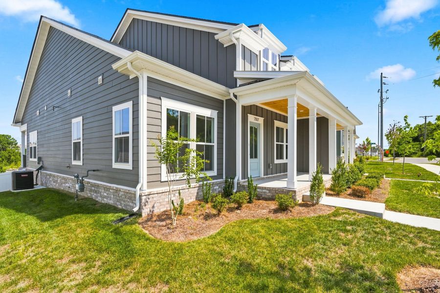 Exterior details and patio area of a home in Carothers Farms, Nolensville (Image 15).