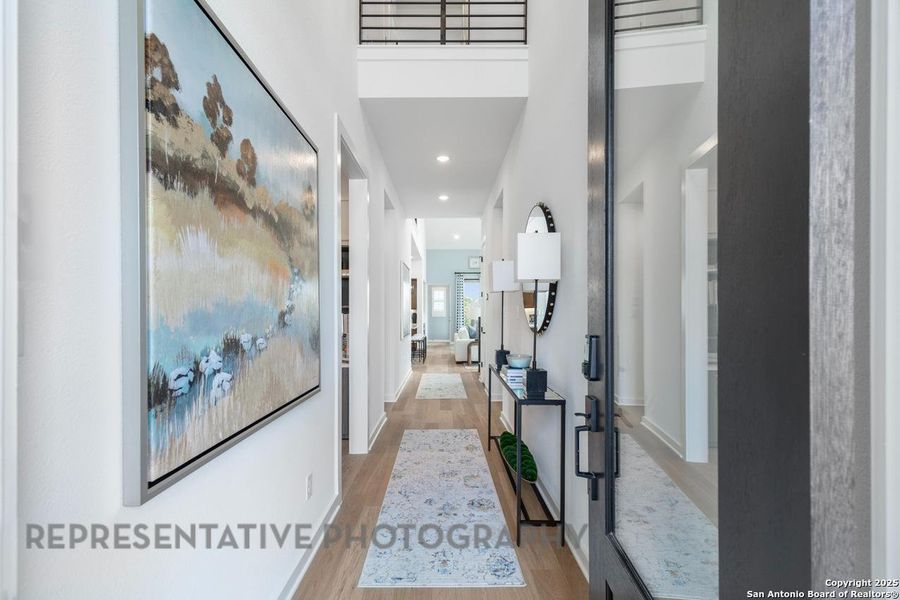 Furnished interior view inside a new home in Homestead, Schertz (Image 27).