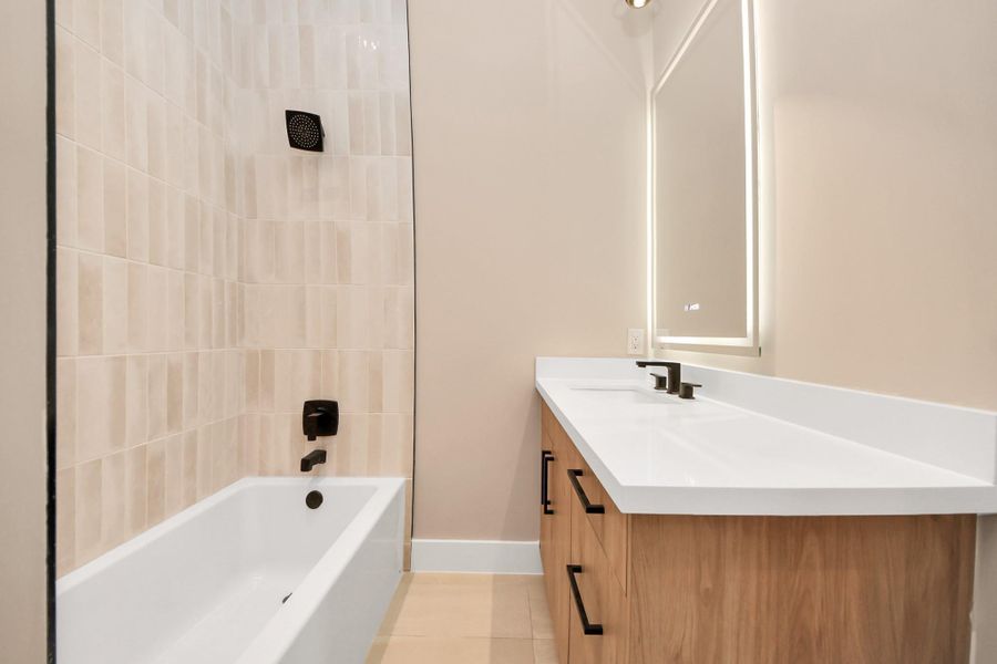 Furnished interior view inside a new home in , Houston (Image 9). Furnished interior view inside a new home in , Houston (Image 9).