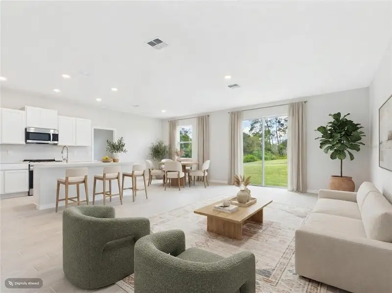 Furnished interior view inside a new home in , Ocala (Image 3).
