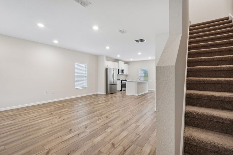 Representative unfurnished interior of a home built from the Bellini by Casa Fresca Homes in Pasadena Ridge, Dade City (Image 25). Representative unfurnished interior of a home built from the Bellini by Casa Fresca Homes in Pasadena Ridge, Dade City (Image 25).
