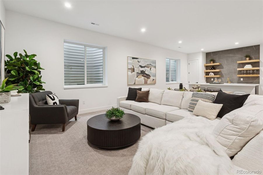 Furnished interior view inside a new home in , Denver (Image 6).