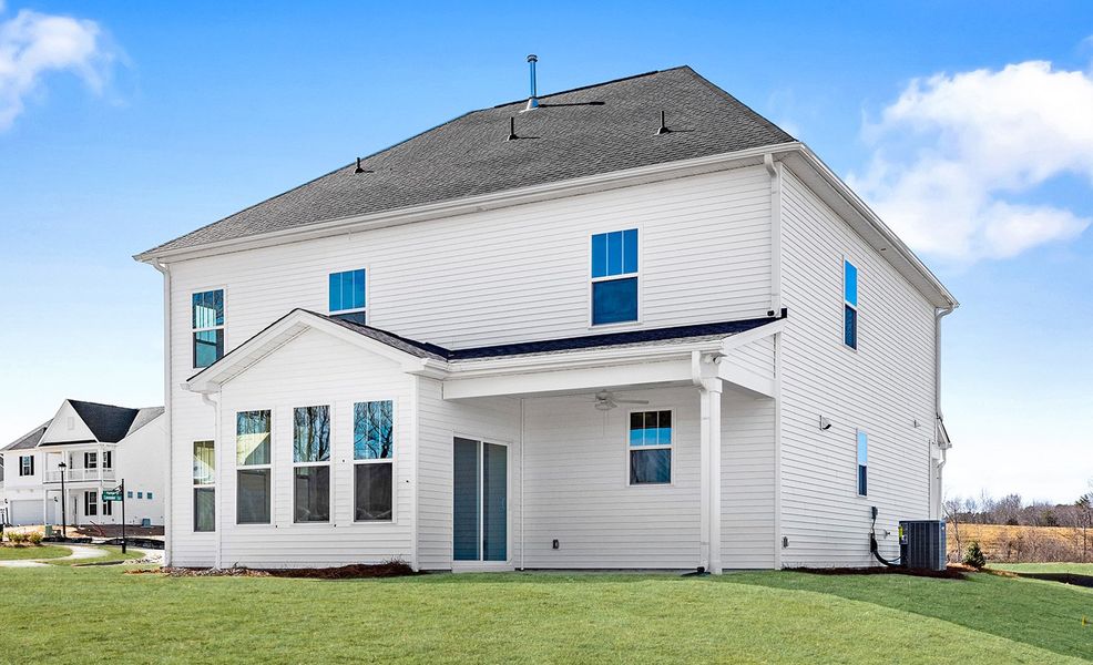 Exterior details and patio area of a home in Fieldstone, Lexington (Image 3).