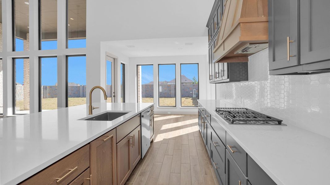 Furnished interior view inside a new home in Jordan Ranch 65', Fulshear (Image 5).