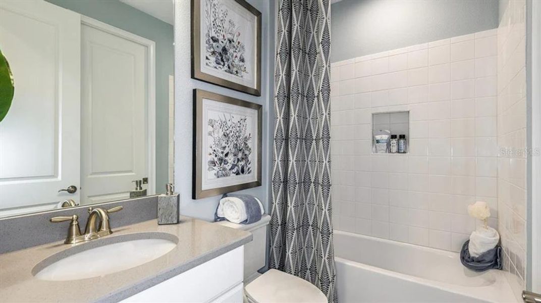 Furnished interior view inside a new home in Esplanade at Azario Lakewood Ranch, Bradenton (Image 21).