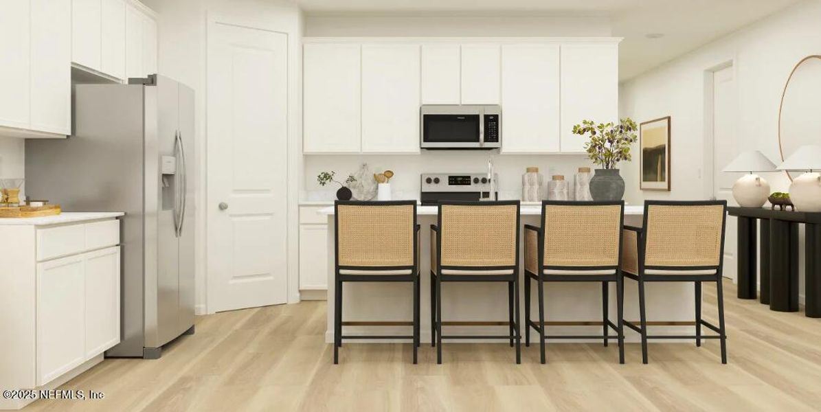 Furnished interior view inside a new home in Russell Retreat, Green Cove Springs (Image 17).