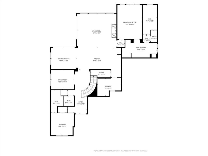 2D floor plan layout of this home in , Georgetown, TX (Image 5).