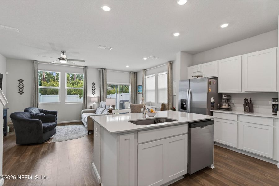 Furnished interior view inside a new home in , Jacksonville (Image 46).