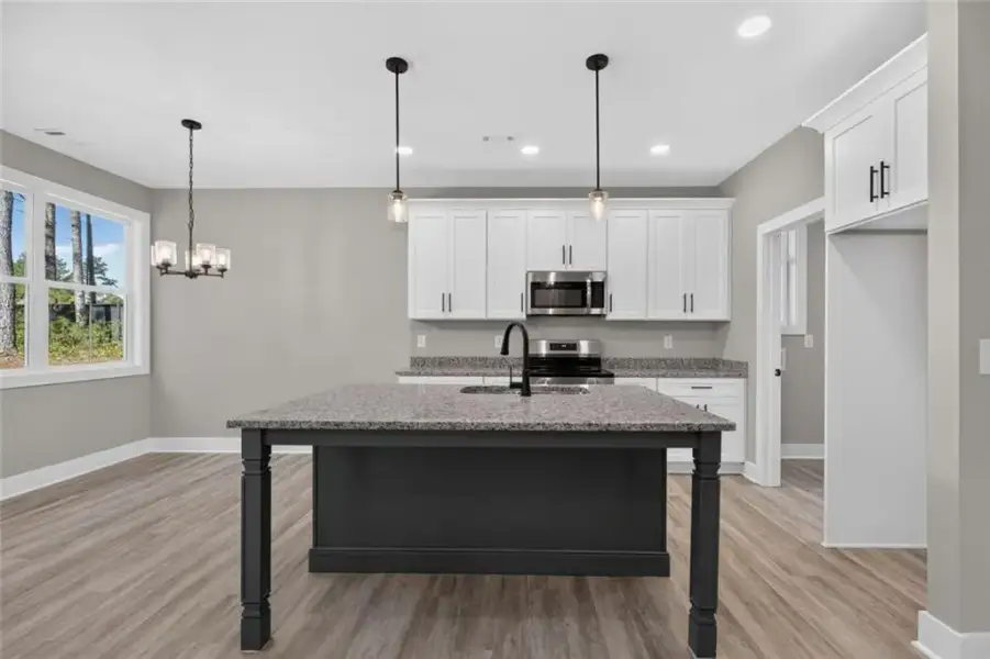 Furnished interior view inside a new home in , Dallas (Image 11). Furnished interior view inside a new home in , Dallas (Image 11).