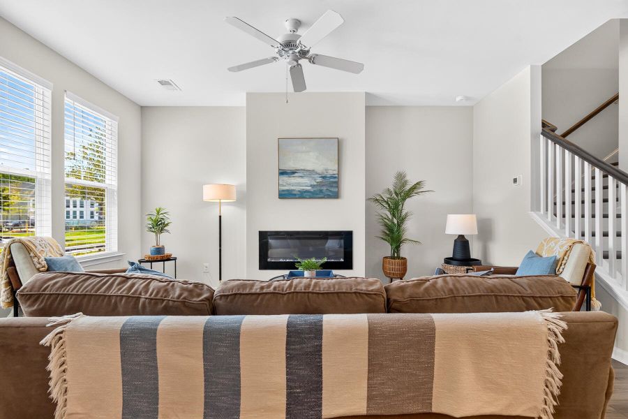Furnished interior view inside a new home in , Summerville (Image 30). Furnished interior view inside a new home in , Summerville (Image 30).