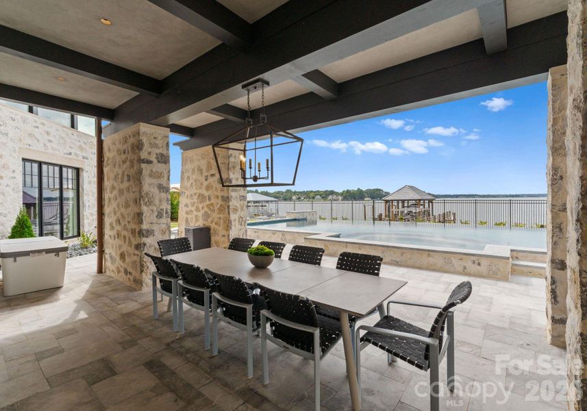 Exterior details and patio area of a home in , Cornelius (Image 19).