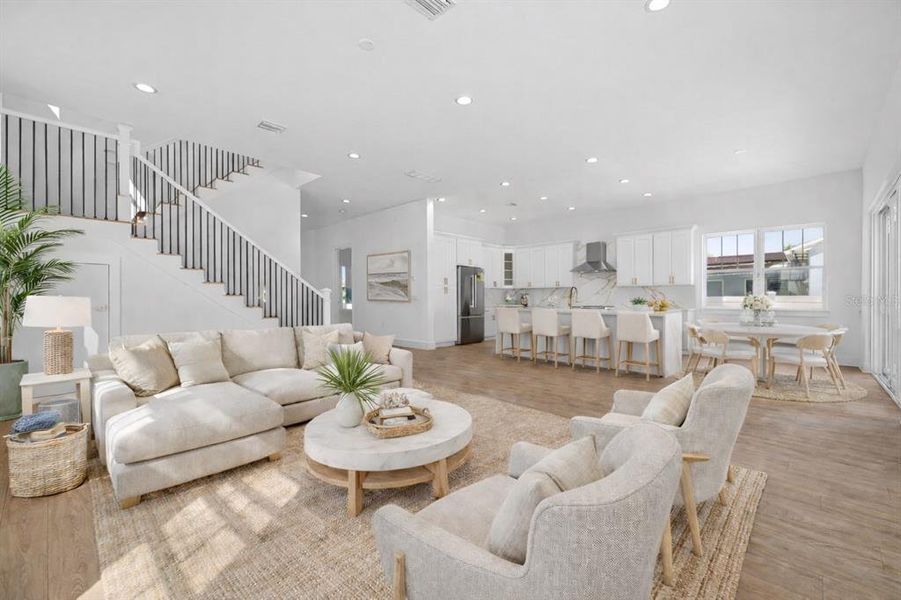 Furnished interior view inside a new home in , St. Petersburg (Image 6).