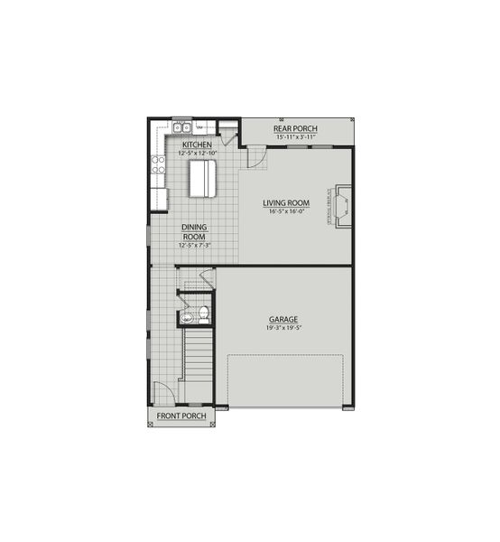 2D floor plan layout for the Comet II G by DSLD Homes in Highland Reserve, Springfield, TN (Image 2). 2D floor plan layout for the Comet II G by DSLD Homes in Highland Reserve, Springfield, TN (Image 2).