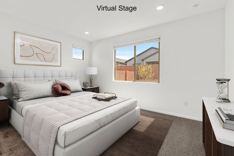 Furnished interior view inside a new home in Oasis At Rocking K, Vail (Image 8).